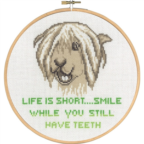 Life is Short Counted Cross Stitch Kit by Permin