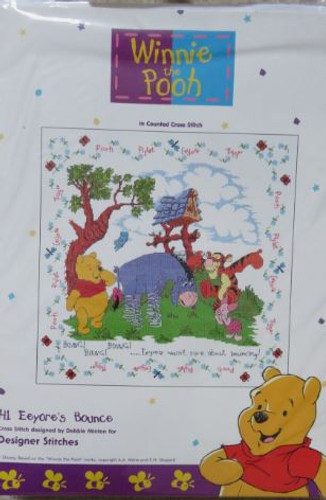 Eeyore's Bounce Counted Cross Stitch Kit by Disney