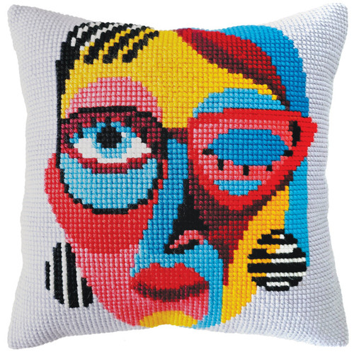 Summer Chunky Cross Stitch Cushion Kit by Collection D'Art