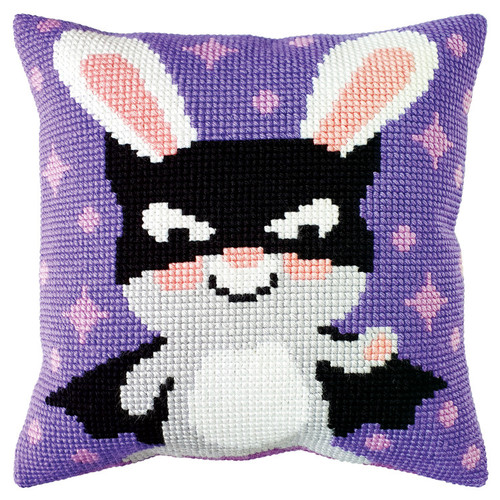 I'm Not A Hare! Chunky Cross Stitch Cushion Kit by Collection D'Art
