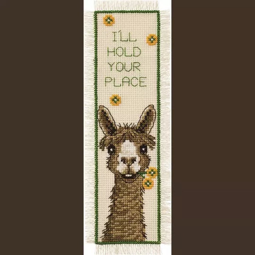 I'll Hold Your Place Bookmark Counted Cross Stitch Kit by Permin