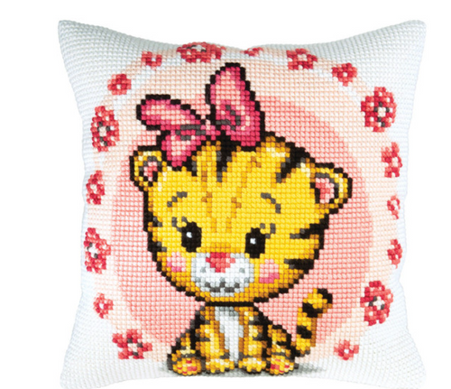 Baby Tiger Chunky Cushion Kit by Collection d'Art