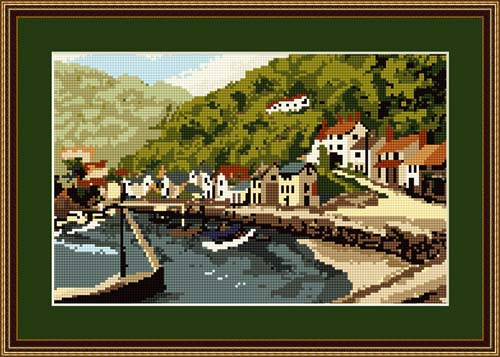 Lynmouth Harbour Tapestry Kit