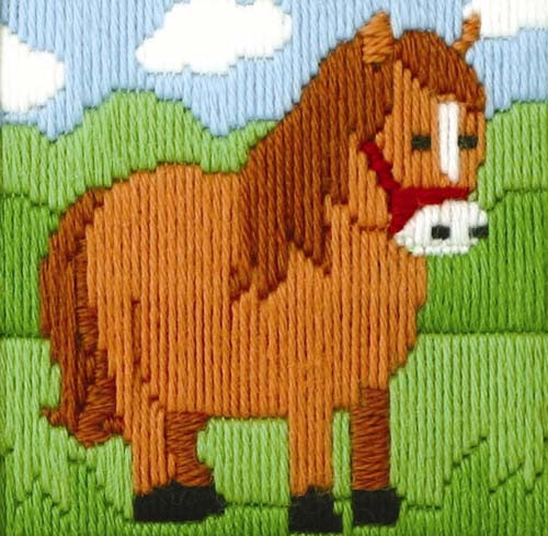 Ned the Horse Beginner Long Stitch Kit