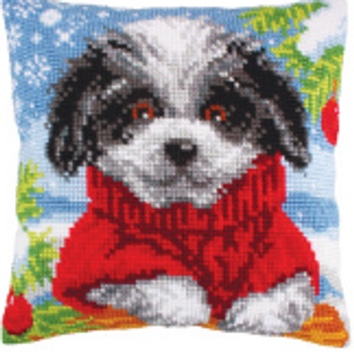 Wolly Winter Chunky Cross Stitch Cushion Kit by Collection D' Art