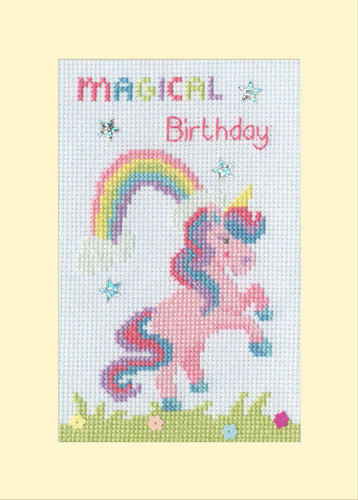 Magical Birthday Cross stitch Kit by Bothy Threads