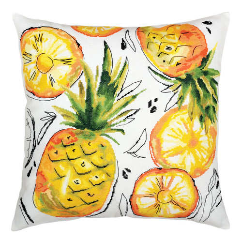 Golden Pineapple Cross Stitch Kit by RTO