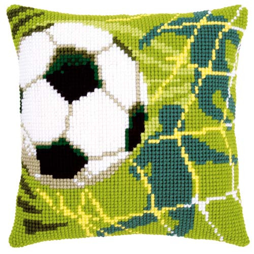 Football Tapestry Cushion Kit by Vervaco