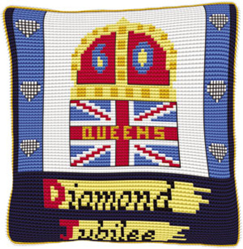 Offical Diamond Jubilee Cross Stitch Kit