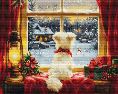 Waiting for the snowflakes Cross Stitch Kit by Luca S
