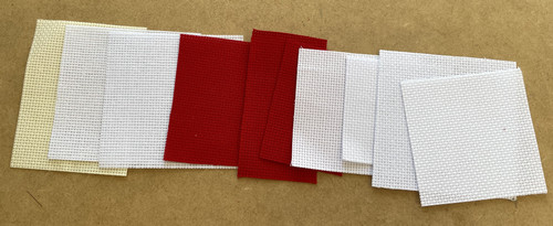1 Bundle of 14 count offcuts - Various Sizes and Colours - Bundle 103