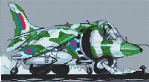 Harrier Jump Jet Cross Stitch Kit