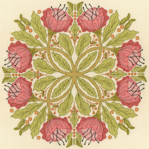 Celtic Poppies Counted Cross Stitch Kit by Bothy Threads Celtic Poppies Counted Cross Stitch Kit by Bothy Threads