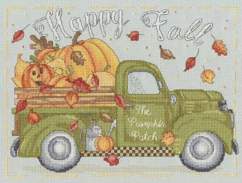 The Pumpkin Patch Counted Cross Stitch Kit by Bothy Threads The Pumpkin Patch Counted Cross Stitch Kit by Bothy Threads