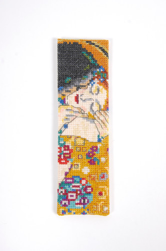 The Kiss Bookmark Cross Stitch Kit From the Master Collection by DMC