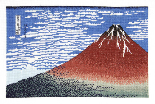 Red Fuji  Cross Stitch Kit From the Master Collection by DMC
