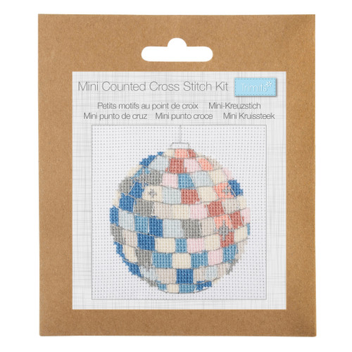 Glitter Ball Mini Cross Stitch Kit by Trimits