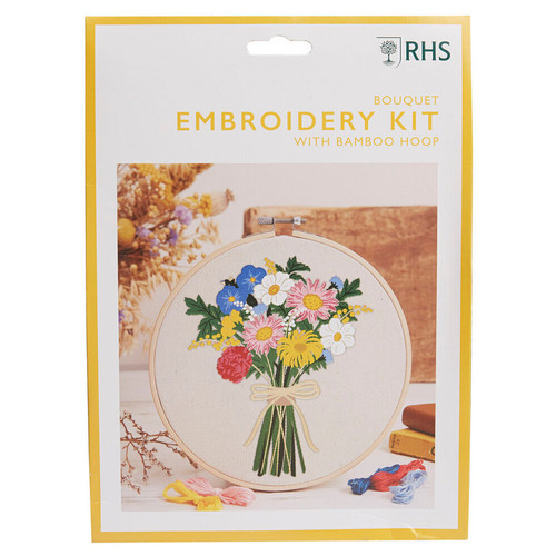 Bouquet Embroidery Kit by RHS