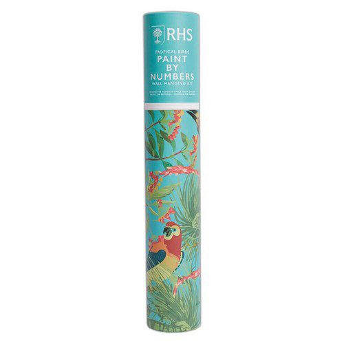 Tropical Birds Paint by Numbers Kit by RHS Tropical Birds Paint by Numbers Kit by RHS