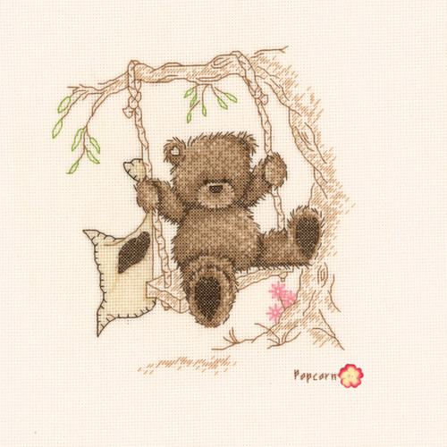Popcorn on the rope Cross Stitch Kit By Vervaco