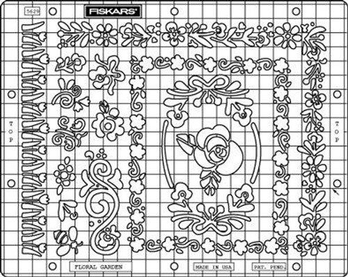 Fiskars Shapeboss stencils Flowers