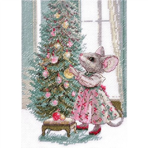 Merry Mouse Counted Cross Stitch Kit By Aine Merry Mouse Counted Cross Stitch Kit By Aine