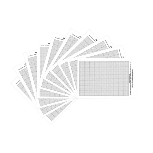 Bead Weaving Design Sheet A4 Pack of 10 by Peak Dales