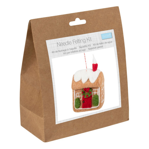Festive House Needle Felting Kit by Trimits