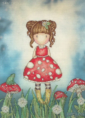 Little Mushroom Counted Cross Stitch Kit by Bothy Threads Little Mushroom Counted Cross Stitch Kit by Bothy Threads