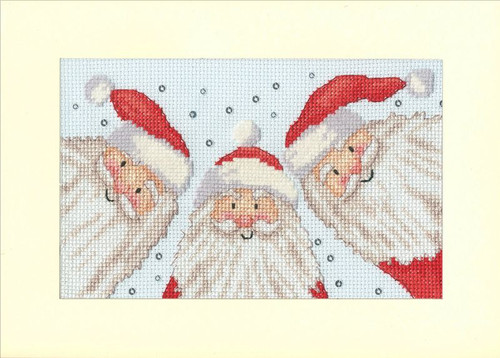 Santa Selfie Counted Cross Stitch Kit by Bothy Threads Santa Selfie Counted Cross Stitch Kit by Bothy Threads