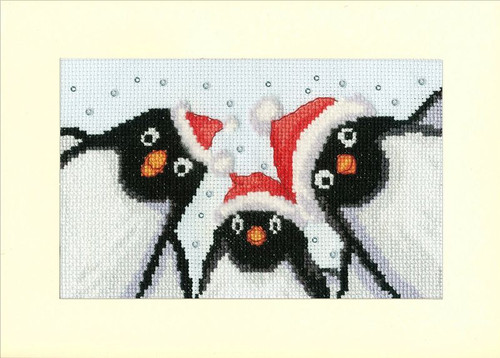 Penguin Selfie Counted Cross Stitch Kit by Bothy Threads Penguin Selfie Counted Cross Stitch Kit by Bothy Threads