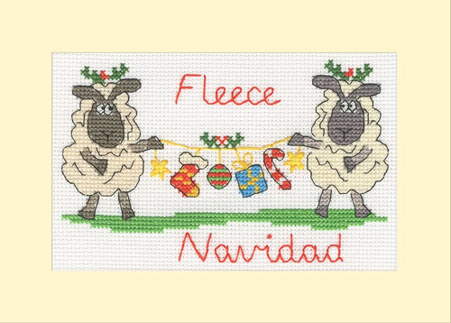 Fleece Navidad Counted Cross Stitch Kit by Bothy Threads Fleece Navidad Counted Cross Stitch Kit by Bothy Threads