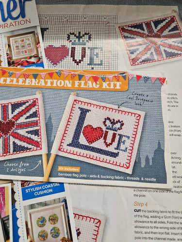 SECOND HAND 2 Celebration Flag  CHART ONLY