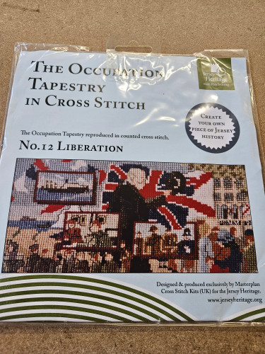 No. 12 Liberation: The Occupation Cross Stitch Kit by Jersey Heritage