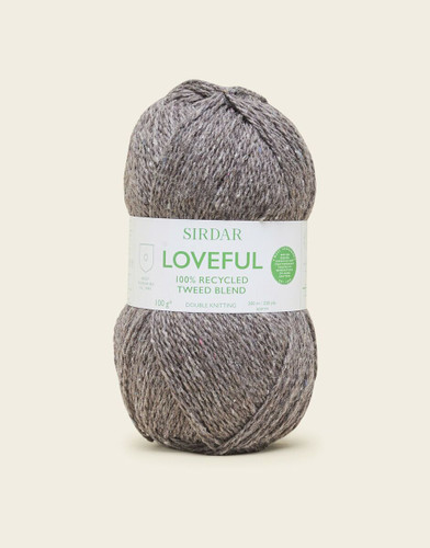 Sirdar Loveful 100% Recycled Tweed Blend DK 100g -  Bracken