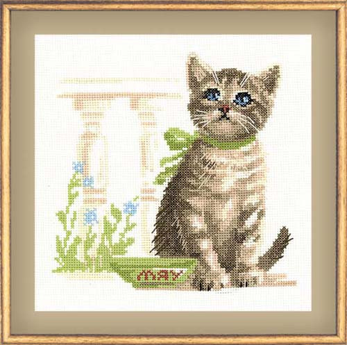 Meow! Cross Stitch Kit