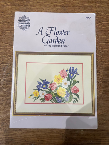 A Flower Garden Cross Stitch Chart Booklet by Gordon Fraser