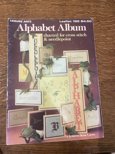 Alphabet Album Cross Stitch Chart Booklet by Leisure Arts