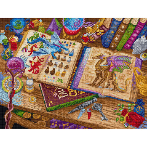 Dragon Studies Cross Stitch Kit by Letistitch