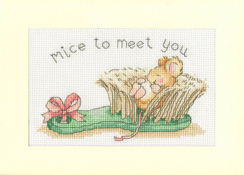 Mice To Meet You Cross Stitch Kit by Bothy Threads