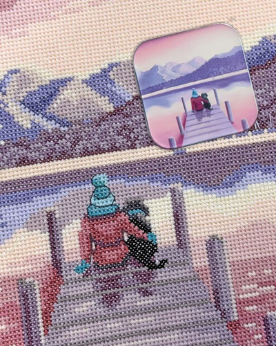 A Pawfect Place By The Water Needle Minder by Bothy Threads