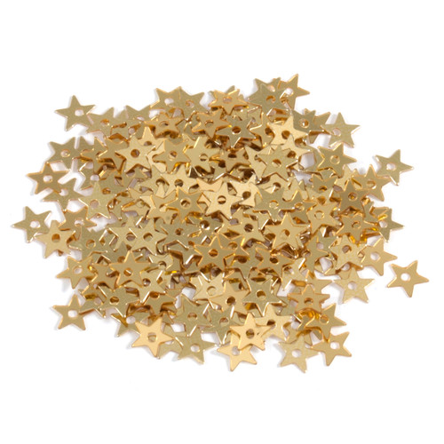 Sequins Stars 5mm: Gold 250