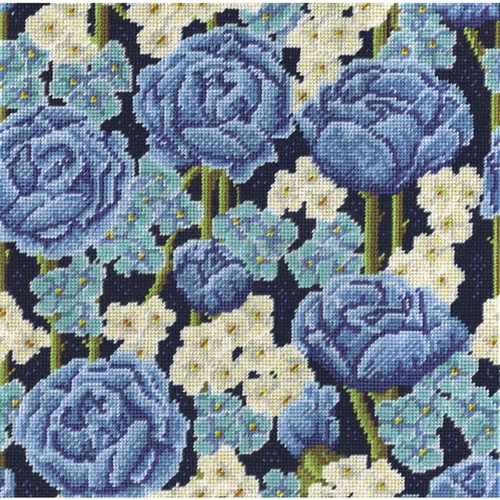Blue Roses Tapestry Kit by Design Works
