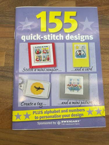 155 Quick Stitch Designs Booklet Only