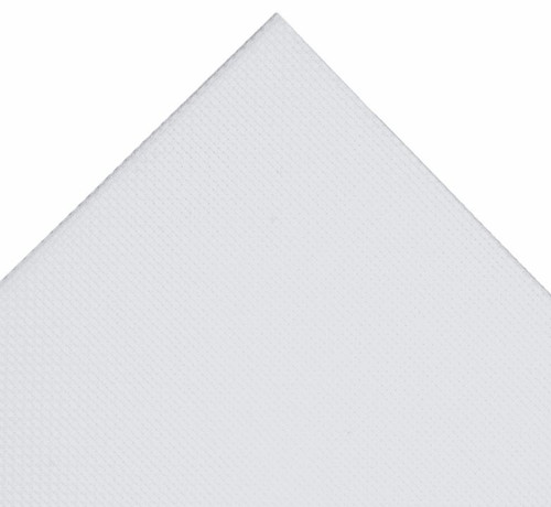 1 off cut of 16 count  DMC Aida Colour 712 - 40 x 19cm