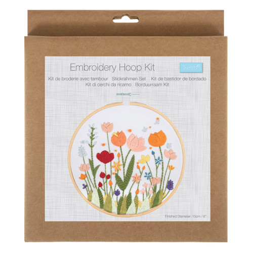 Embroidery Kit with Hoop: Bloom By Trimits