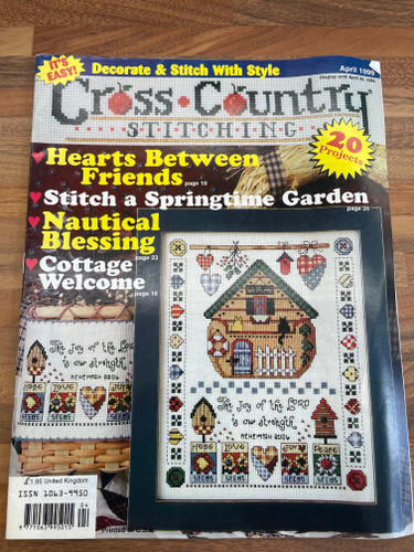 *Second-Hand* Cross Country Stitching Magazine - April 1999