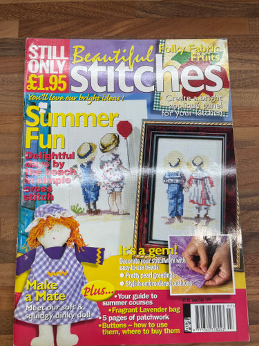 *Second-Hand* Beautiful Stitches Magazine - July 1999