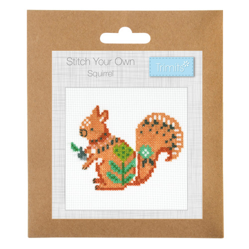 Squirrel Counted Cross Stitch Kit by Trimits