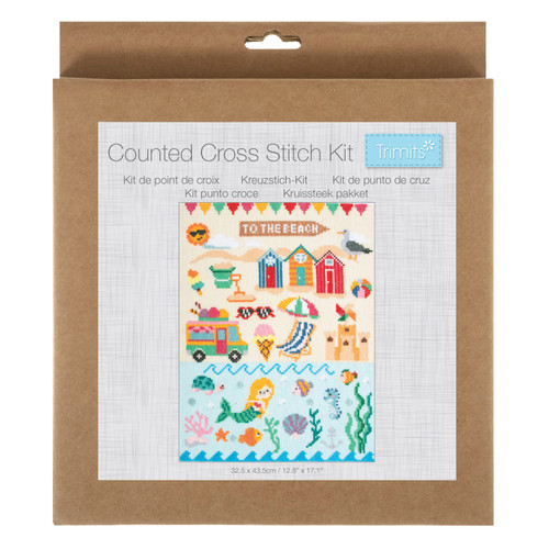 Seaside Large Cross Stitch Kit by Trimits